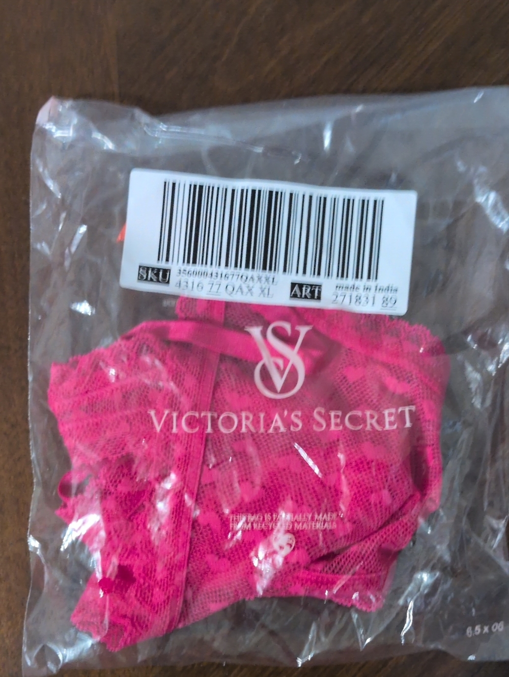 Victoria's Secret Pink Wear Everywhere Push-up Bra Hot Stuff Pink 38DDD Hot Pink - Picture 7 of 7